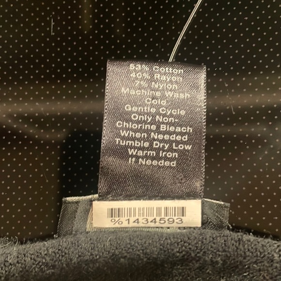 Ann Taylor pullover sweater black white red ribbon bows cotton women’s XSP - Picture 6 of 10